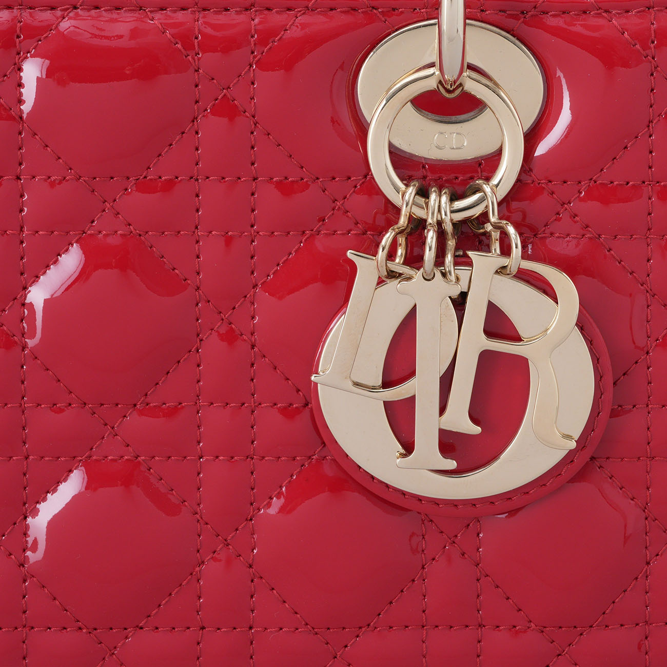 CHRISTIAN DIOR(USED)크리스찬디올 페이던트 레이디디올 미듐